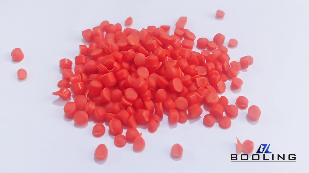 Red HDPE blow molding material