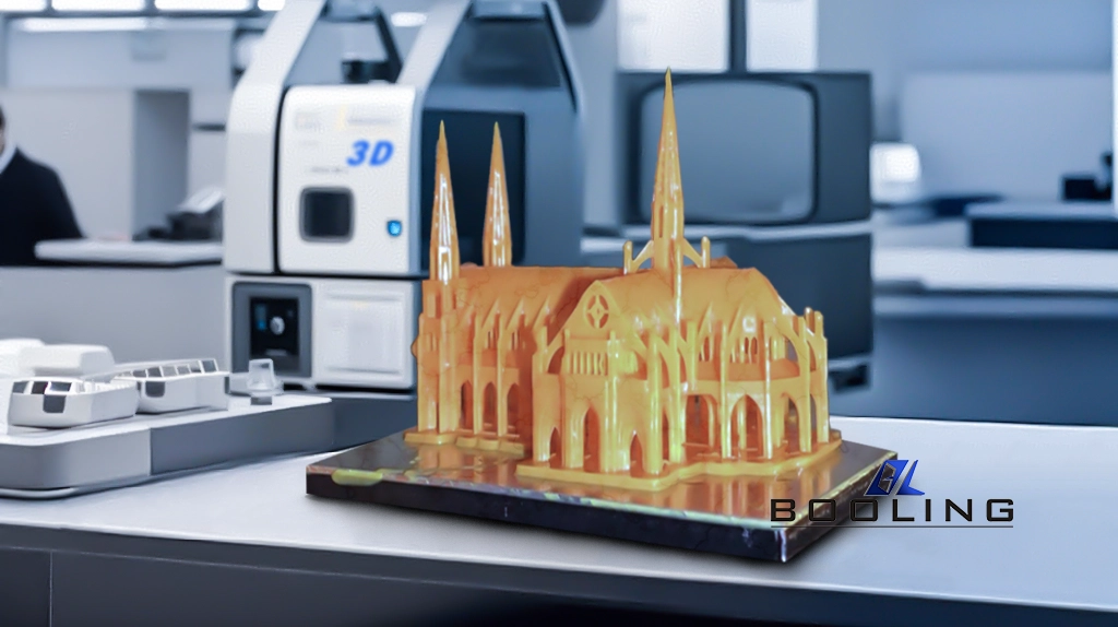 SLA 3D Printing of church model