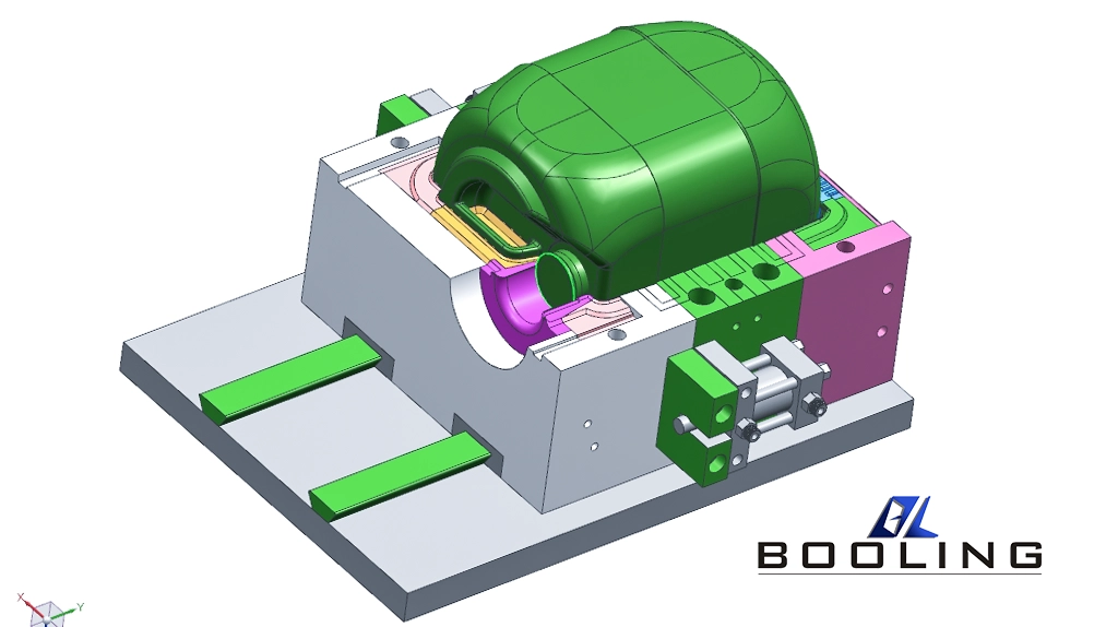 Bucket mold design scheme