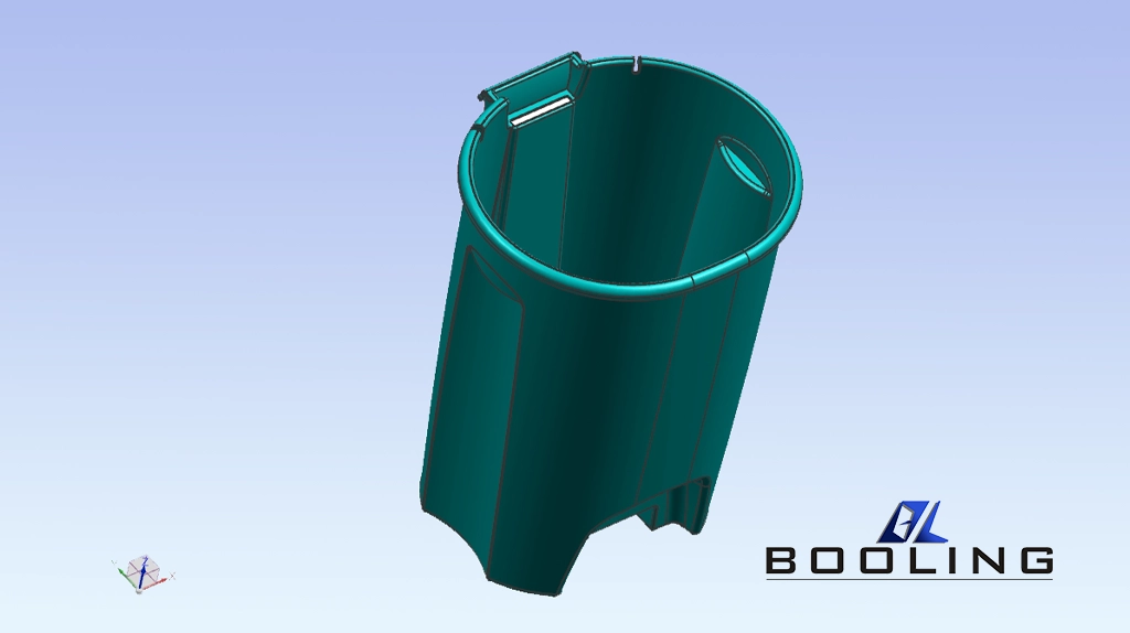 dustbin mold design and 3D modeling technology